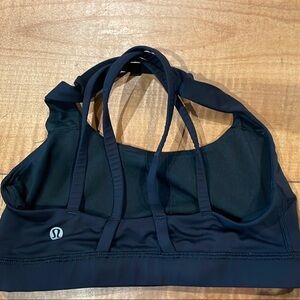 Lululemon Athletica Black High-Performance Sports Bra